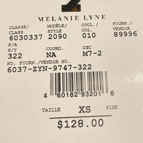 MELANIE LYNE:  Contrast Fooler Tunic - black/white - Picture 9 of 10